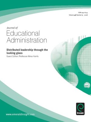 cover image of Journal of Educational Administration, Volume 46, Issue 2